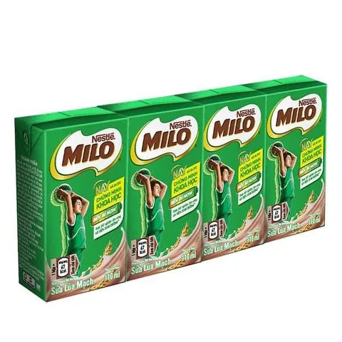 [Combo 3 lốc] Sữa Milo lúa mạch Nestle 110ml/180ml