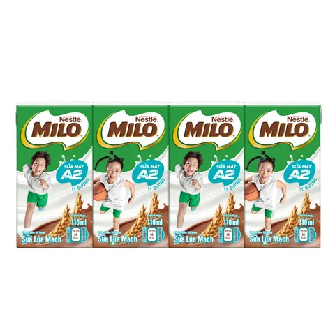 [Combo 3 lốc] Sữa Milo lúa mạch Nestle 110ml/180ml