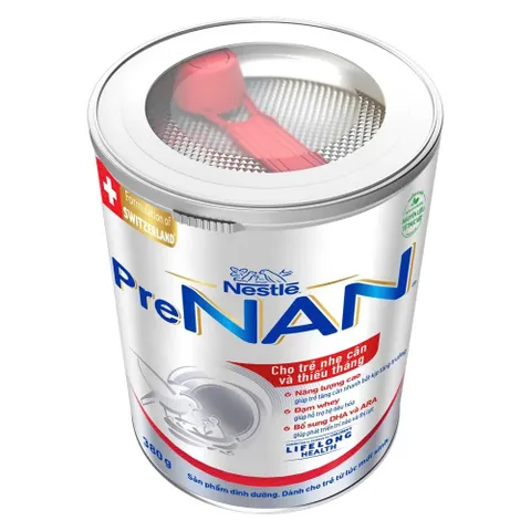 Sữa Bột Nestle PRENAN Lon  380g (Cho Trẻ Nhẹ Cân, Thiếu Tháng)
