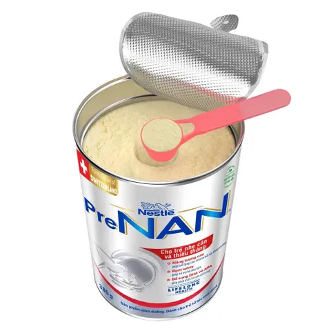 Sữa Bột Nestle PRENAN Lon  380g (Cho Trẻ Nhẹ Cân, Thiếu Tháng)