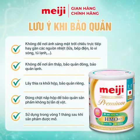 Sản phẩm dinh dưỡng công thức Meiji Growing up Formula Premium 800g