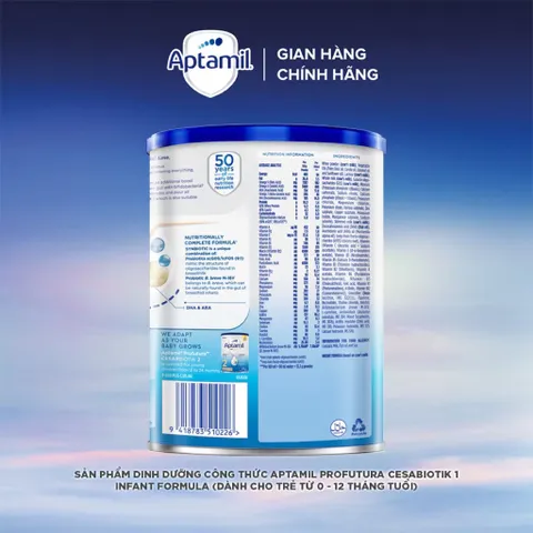 [COMBO 3 LON SỐ 3] Sữa bột Aptamil New Zealand Profutura Cesarbiotik số 3 Lon 800g (Trên 2 Tuổi) - Synbiotic độc quyền