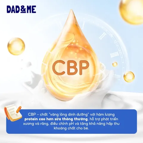 Sữa Dad and Me CBP Lon 800g - Tăng Đề Kháng & Chiều Cao Vượt Trội Cho Bé Từ 3 Tuổi Hàng Chính Hãng Đủ Tem Phụ Dad&Me