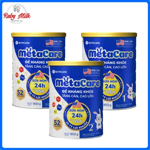 Sữa Bột MetaCare - Bé Tăng Cân Khoẻ Mạnh, Tăng Cường Đề Kháng, Phát Triển Chiều Cao