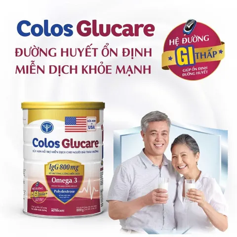 Sữa bột Nutricare COLOS GLUCARE Lon 800g