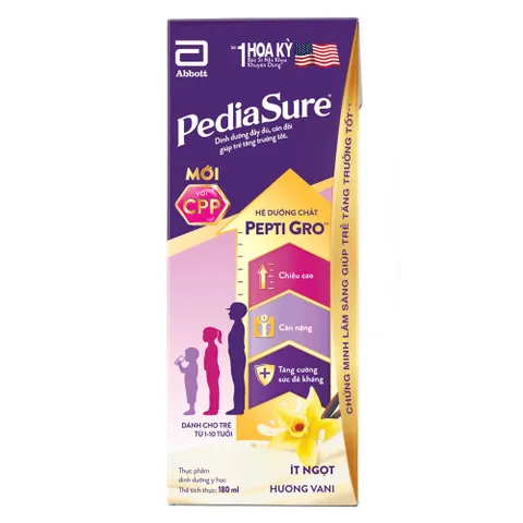 Combo 2 Thùng Sữa Bột Pha Sẵn Pediasure 110ml/180ml Cho Bé 1-10 tuổi