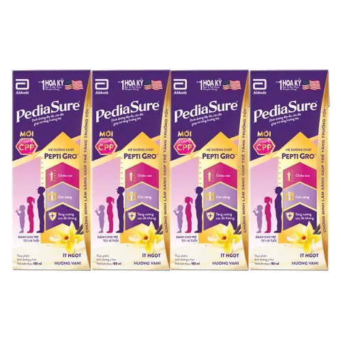 Combo 2 Thùng Sữa Bột Pha Sẵn Pediasure 110ml/180ml Cho Bé 1-10 tuổi