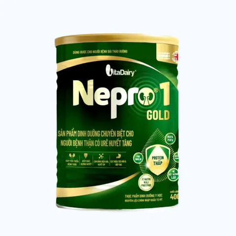 COMBO 6 LON Sữa Bột Nepro 1 Gold 400g, Dành cho người bệnh Thận tiểu đường