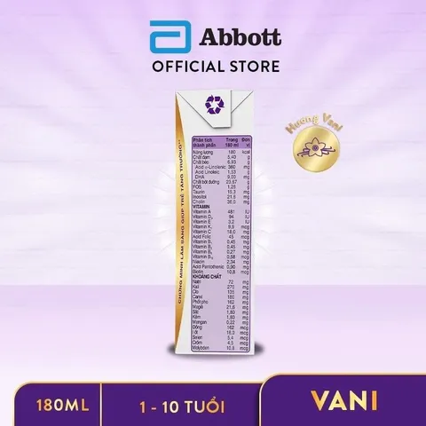 Thùng 48 hộp Pediasure pha sẵn hương vani 110ml/180ml