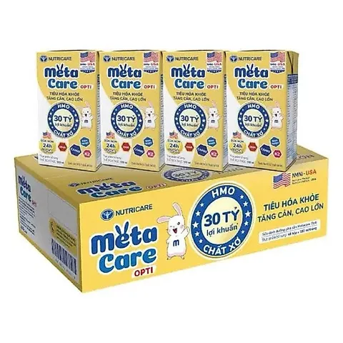 Combo 2 Thùng Sữa Pha Sẵn Nutricare METACARE OPTI Hộp 110ml