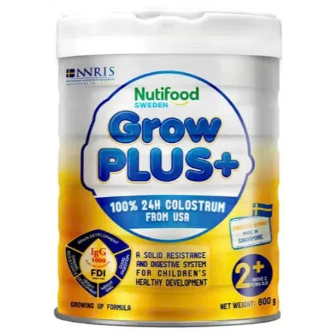 [Combo 2 Lon] Sữa Bột Nutifood GrowPLUS+ Vàng (Sữa Non Tăng Đề Kháng) - Lon 800g - Bao bì thay đổi theo đợt nhập hàng