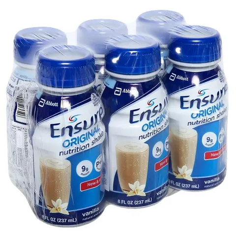 Combo 2 thùng Sữa Pha Sẵn Ensure Original 237ml Vani