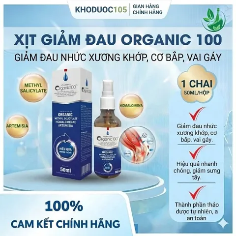 XỊT GIẢM ĐAU PAIN SPAY 50ml-Giảm đau nhanh, tan bầm tím, giảm đau nhức xương khớp, đau cơ, đau gân, thần kinh ngoại biên