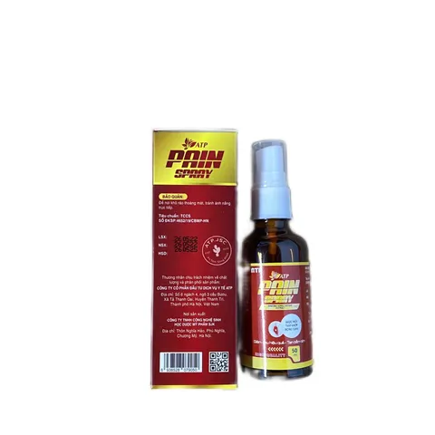 XỊT GIẢM ĐAU PAIN SPAY 50ml-Giảm đau nhanh, tan bầm tím, giảm đau nhức xương khớp, đau cơ, đau gân, thần kinh ngoại biên