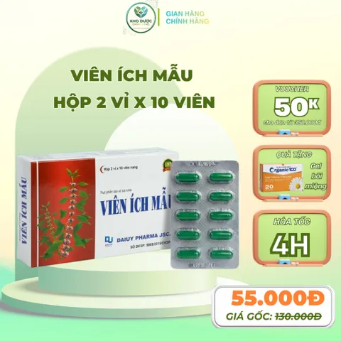 CAO ÍCH MẪU VIÊN giúp bổ huyết , điều kinh, giảm kinh nguyệt không đều, đau bụng kinh, rối loạn kinh nguyệt IMV
