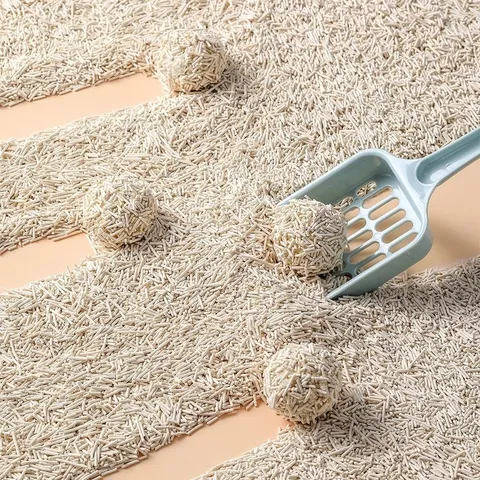 Cát đậu nành 6L (2kg) Tofu Cat Litter Vón Cục Nhanh Có Thể Xả Bồn Cầu Cát Vệ Sinh Cho Mèo CÁT ĐẤT SÉT , siêu vón cục