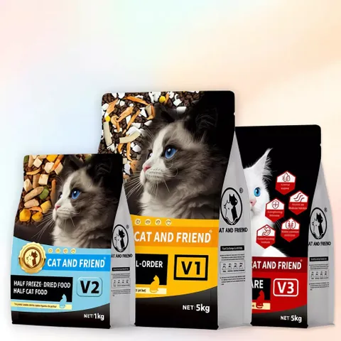 Thức ăn hạt Cat and friend V3 , hỗ trợ thận siêu nhiều topping giúp mèo tăng cân