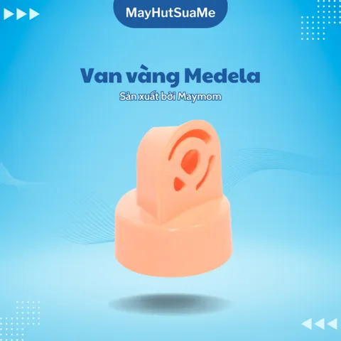 Van vàng Medela sản xuất bởi Maymom - dùng cho máy hút sữa Medela Pump, Swing đơn, Harmony