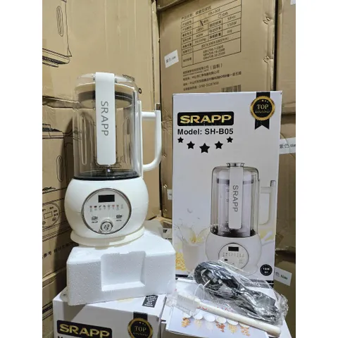 [ Bản Tiếng Việt ] Máy Làm Sữa Hạt SRAPP 6-8 Chế Độ Đun Nấu Dung Tích 1500ML Công Suất 600W - VT