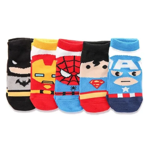 Tất , Vớ Cotton đẹp cho bé hình hoạt hình DISNEY. Dầy dặn họa tiết đẹp .Set vỉ 5 đôi [Ảnh thật, Hàng sẵn]