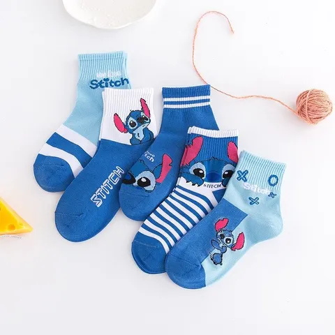 Tất , Vớ Cotton đẹp cho bé hình hoạt hình DISNEY. Dầy dặn họa tiết đẹp .Set vỉ 5 đôi [Ảnh thật, Hàng sẵn]