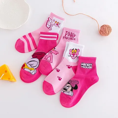 Tất , Vớ Cotton đẹp cho bé hình hoạt hình DISNEY. Dầy dặn họa tiết đẹp .Set vỉ 5 đôi [Ảnh thật, Hàng sẵn]