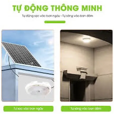 Đèn năng lượng mặt trời trong nhà 300w, 600w, 800w. Sáng Cả Đêm. Đèn Ốp Trần Nâng Cấp Pin Lưu Sáng Trên 1 Đêm BH 2 năm