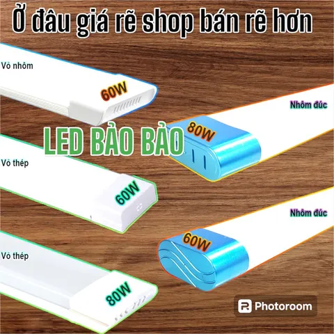 BỘ COMBO 5 BÓNG ĐÈN BÁN NGUYỆT DÀI 1M2 CÔNG SUẤT 40W - 60W - 80W -100W ÁNH SÁNG TRẮNG DÙNG CHIẾU SÁNG DÂN DỤNG ..
