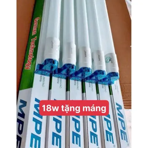 Bóng Đèn, Máng Đèn Led Tuýp 60Cm / 1m2 Đầu Nhựa Đầu Nhôm