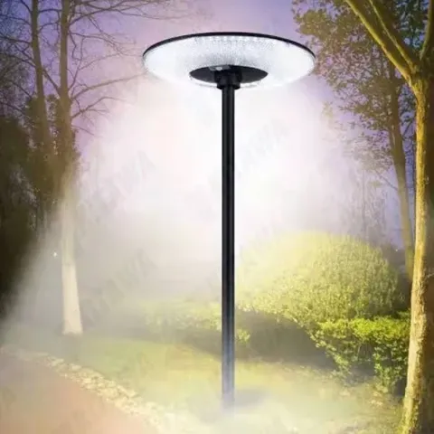 Đèn năng lượng mặt trời UFO 1000W IP67 Không thấm nước 360 ° ánh Sáng Phát Ra Cảm biến chuyển động Ánh sáng trắng