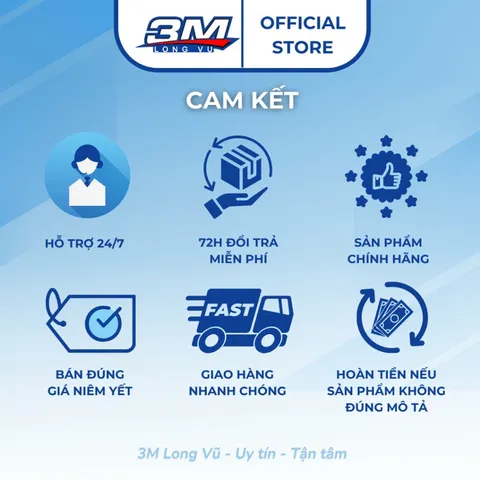 Băng keo cường lực 2 mặt 3M VHB 4910 siêu dính, chống thấm, dán các vật dụng gia đình, nhà tắm - 3M