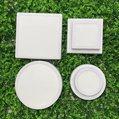ĐÈN LED siêu sáng ỐP trần NỔI HG viền trắng, viền đen 6w 12w 18w 24w bảo hành 3 năm