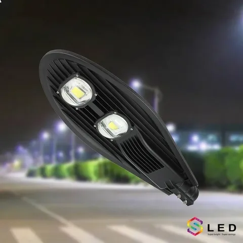 Đèn led  đường 220V chiếc lá cao cấp chip COB  100w 150w 200w  chiếu sáng đường xá nong thôn,quốc lộ bảo hành 12 tháng