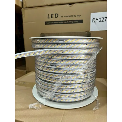 Cuộn led dây 100m 220v cao cấp trang trí  chip led 5730 3 hàng bóng chất liệu đồng nguyên chất siêu bền độ sáng cao