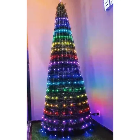 Cuộn nháy Led giọt lệ cao cấp đuổi 10M Dây đèn RGB 5V nháy theo nhạc chống nước chỉnh app điện thoại điều Khiển