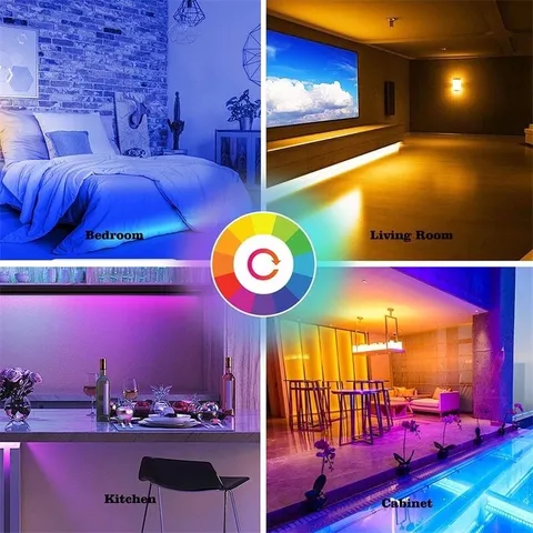 Cuộn nháy Led giọt lệ cao cấp đuổi 10M Dây đèn RGB 5V nháy theo nhạc chống nước chỉnh app điện thoại điều Khiển