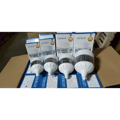 Bóng đèn trụ tản nhiệt nhôm cao cấp 200W 100W 150W - ánh sáng trắng siêu sáng (khối nhôm khía siêu to siêu bền)