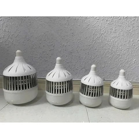 Bóng đèn trụ tản nhiệt nhôm cao cấp 200W 100W 150W - ánh sáng trắng siêu sáng (khối nhôm khía siêu to siêu bền)