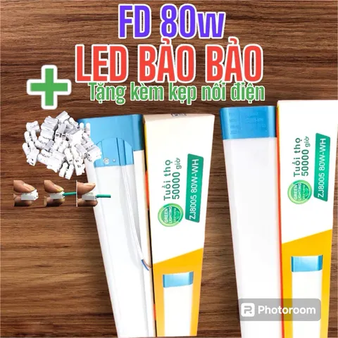 5 bộ Đèn led ,Bán Nguyệt, Đèn Led Đôi Chống Bụi 1.2m - Bộ Đèn Tuýp LED Bán Nguyệt 18w 40W 60w 0.6M 1.2M