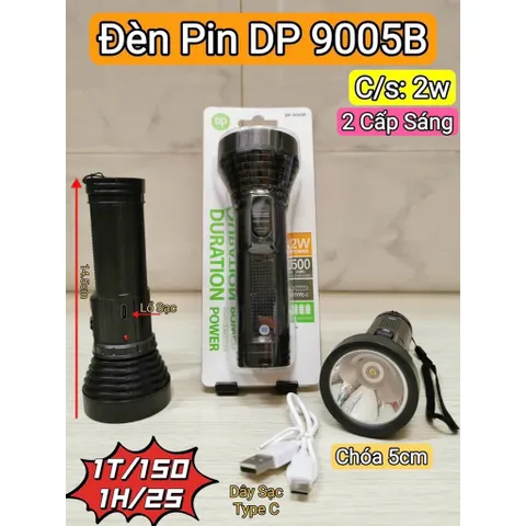 Đèn pin cầm tay siêu sáng tiện lợi bảo hành 6 tháng