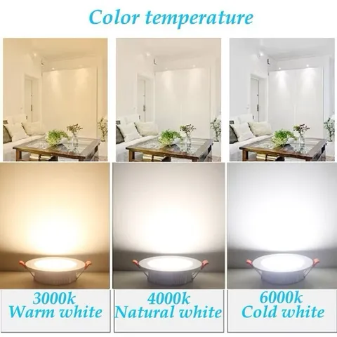 [ BH 2 Năm ]Combo 10, 5 đèn led âm trần 9w, 7W 3 chế độ màu nguồn liền (DOB) thế hệ mới đế đúc nhôm, viền vàng, viền bạc