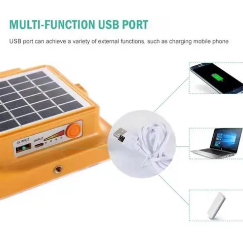 Đèn pin di động đa năng sạc năng lượng mặt trời  có thể sạc điện thoại đi cấm trại câu cá đi tàu biển