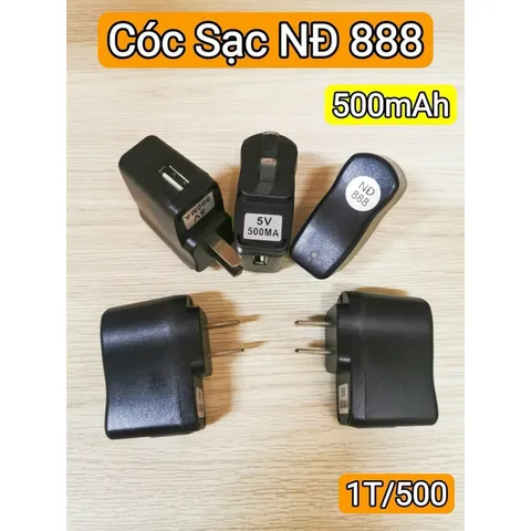 Cục sạc chân nhỏ, chân lớn, 2 lỗ dùng để sạc đèn đội đầu , đèn tích điện, đèn pin,…