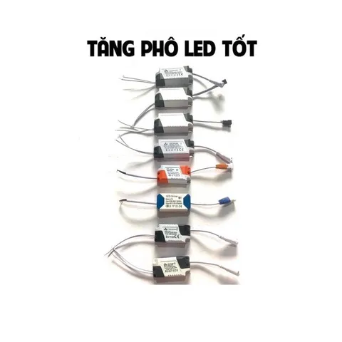 Tăng phô đèn led sử dụng cho âm trần led và ốp nổi led