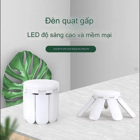 Đèn Led Hình Cánh Quạt 75W 5 Cánh E27 Siêu Tiết Kiệm Điện tặng kèm chui đèn