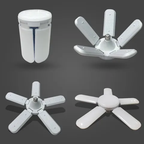 Đèn Led Hình Cánh Quạt 75W 5 Cánh E27 Siêu Tiết Kiệm Điện tặng kèm chui đèn
