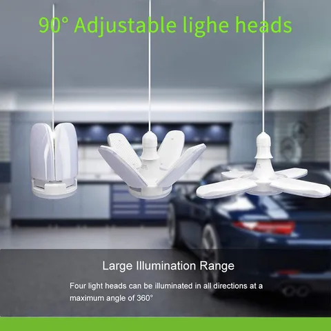 Bóng đèn led hình 4 cánh quạt 60w siêu sáng - bảo hành 2 năm