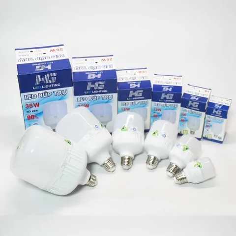 Bóng đèn led trụ HG 5w 9w 18w 26w 36w 48w  - Bóng đèn led chiếu sáng nhiều công suất , chất lượng giá bình dân .