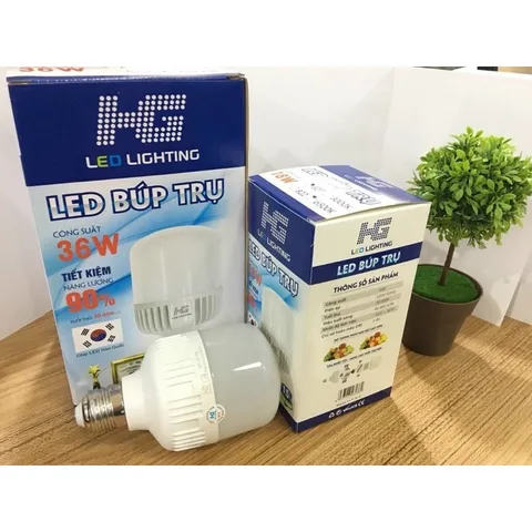 Bóng đèn led trụ HG 5w 9w 18w 26w 36w 48w  - Bóng đèn led chiếu sáng nhiều công suất , chất lượng giá bình dân .