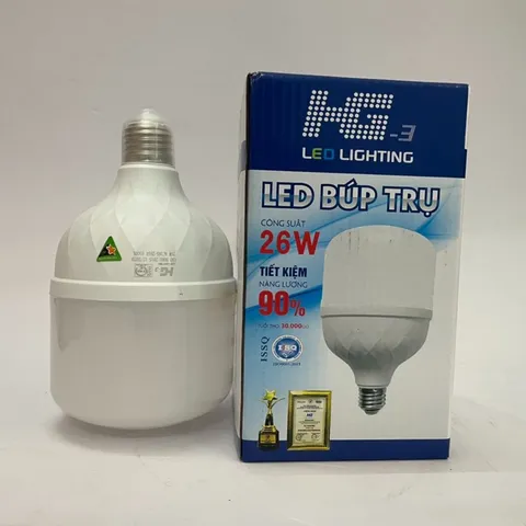 Bóng đèn led trụ HG 5w 9w 18w 26w 36w 48w  - Bóng đèn led chiếu sáng nhiều công suất , chất lượng giá bình dân .